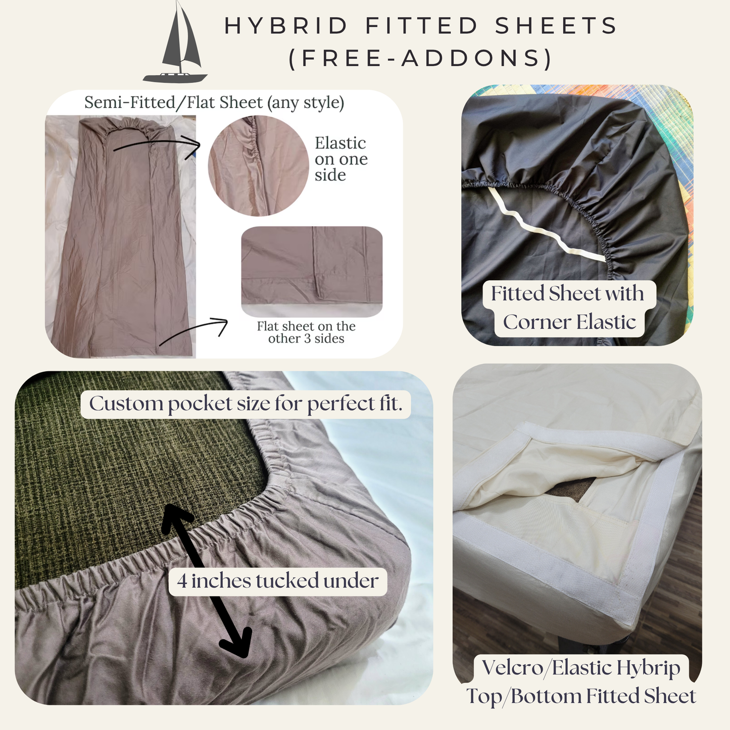 Boxy Ruched Duvet Cover + Duvet Combo, 400TC Egyptian Cotton Sateen