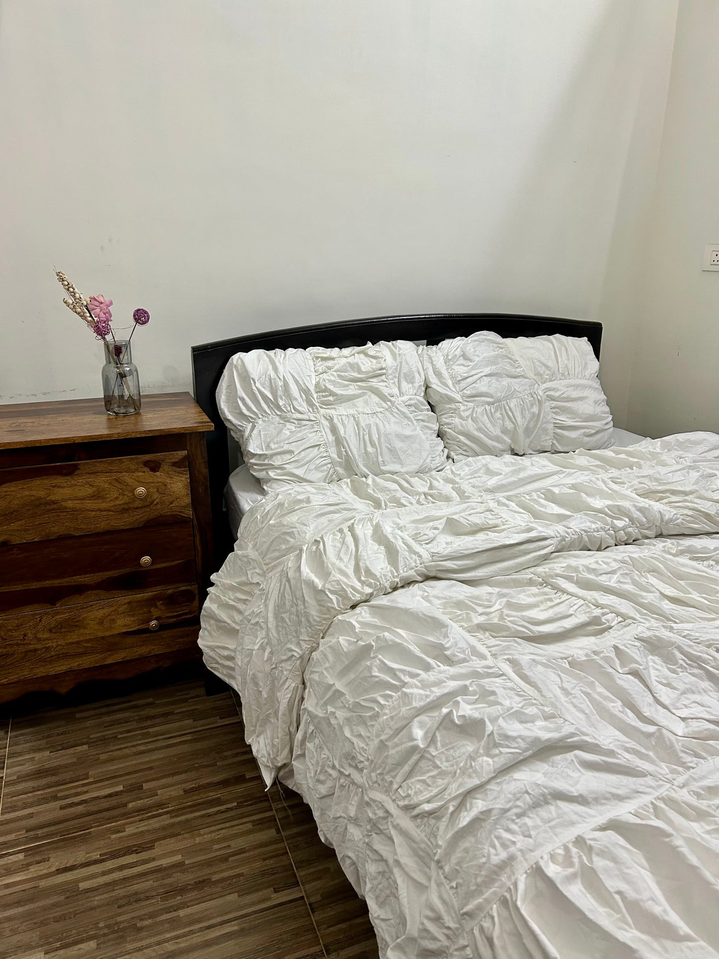 Boxy Ruched Duvet Cover + Duvet Combo, 400TC Egyptian Cotton Sateen