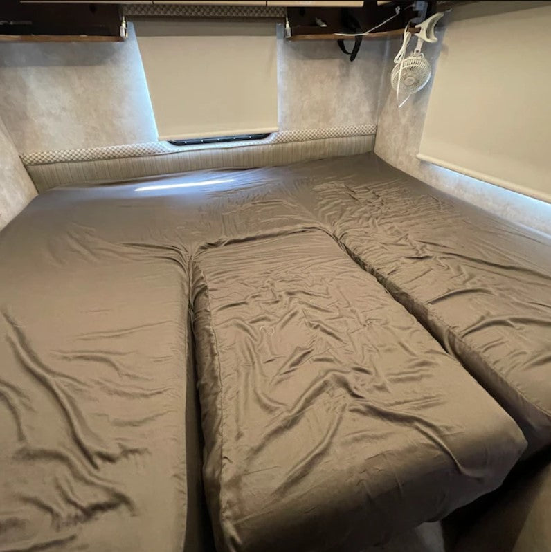 Boxy Ruched Duvet Cover + Duvet Combo, 400TC Egyptian Cotton Sateen