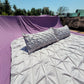 Pintuck Style Duvet Cover + Duvet Combo, 400TC Egyptian Cotton Sateen