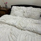 Boxy Ruched Duvet Cover + Duvet Combo, 400TC Egyptian Cotton Sateen