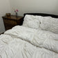 Boxy Ruched Duvet Cover + Duvet Combo, 400TC Egyptian Cotton Sateen